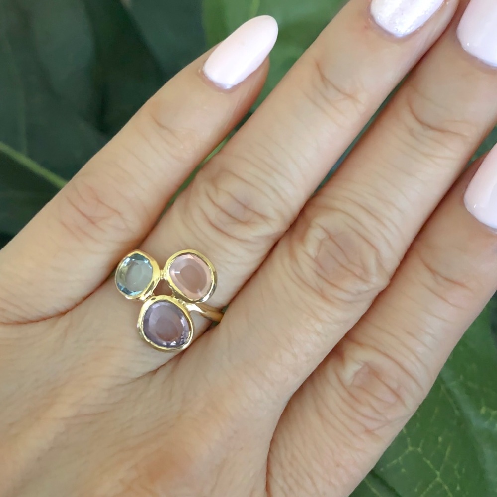 Gorgeous Triple Stone Ring